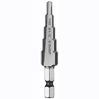 Сверло ступенчатое по металлу 9ст: d=4-12 мм, L=65 мм, Р4М2, прямая кромка, ЗУБР, 29665-4-12-9 Сверло ступенчатое по металлу 9ст: d=4-12 мм, L=65 мм, Р4М2, прямая кромка, ЗУБР, 29665-4-12-9