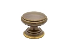 GG3105 20539 Ручка-кнопка овал.патина на латуни*** GG3105 20539 Ручка-кнопка овал.патина на латуни***