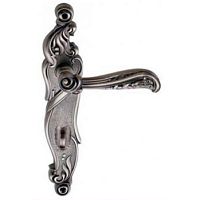 Ручка на дл.планке ,фиксатор,RIZO BL. SILVER (OL),черненое серебро Ручка на дл.планке ,фиксатор,RIZO BL. SILVER (OL),черненое серебро