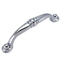 Ручка-скоба мебельная 96 мм CP хром Boyard, RS081/96*** Ручка-скоба мебельная 96 мм CP хром Boyard, RS081/96***