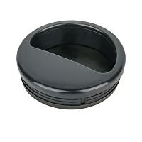 Ручка "Раковина" d.50 мм черный №22, (20/500/2)*** Ручка "Раковина" d.50 мм черный №22, (20/500/2)***