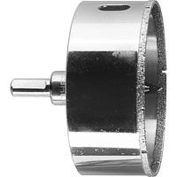 Коронка алмазная по кафелю и стеклу, d=80 мм, Р60, в сборе с центр. сверлом и имбус., 29850-80*** Коронка алмазная по кафелю и стеклу, d=80 мм, Р60, в сборе с центр. сверлом и имбус., 29850-80***