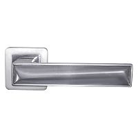 Ручка дверная PAL-128-RS SC/CP Origin, «Нагано», цвет - матовый хром/хром Ручка дверная PAL-128-RS SC/CP Origin, «Нагано», цвет - матовый хром/хром