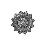 Цветок штампованный 94х94 мм 19-1278 Цветок штампованный 94х94 мм 19-1278