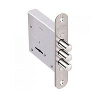 Замок врезной REХ 1,4 ,6-ти сувальдный.3стержня,ф 12мм,3кл.,планка овальная Замок врезной REХ 1,4 ,6-ти сувальдный.3стержня,ф 12мм,3кл.,планка овальная