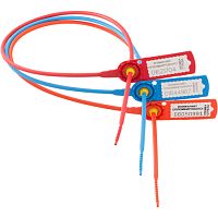 Пломба СТРЕЛА, красная, пластиковая номерная, одноразовая, 330 мм Пломба СТРЕЛА, красная, пластиковая номерная, одноразовая, 330 мм