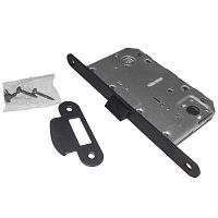 Замок бесшумный многофункциональный, цвет черный матовый P 410B BL Замок бесшумный многофункциональный, цвет черный матовый P 410B BL