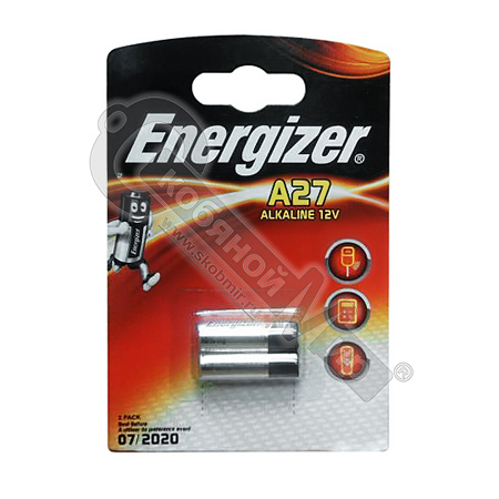 Батарейка Energizer A27 (2 шт.), 173228*** Батарейка Energizer A27 (2 шт.), 173228***
