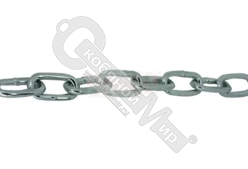 Цепь короткозвенная DIN 766 1,5 мм сварная, оцинкованная /200 м/ Цепь короткозвенная DIN 766 1,5 мм сварная, оцинкованная /200 м/