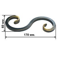 Вставка в балясину 200х12 мм 31.103 УЗОР Вставка в балясину 200х12 мм 31.103 УЗОР