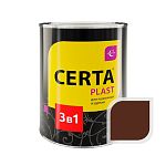 Грунт-эмаль по ржавчине 3 в 1 "CERTA-PLAST", шоколад (0,8 кг), PL3V10027 Грунт-эмаль по ржавчине 3 в 1 "CERTA-PLAST", шоколад (0,8 кг), PL3V10027