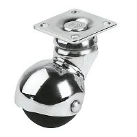 Опора колесная неповоротная, d=40 мм, с металл. арматурой матов. 202 /100/500/*** Опора колесная неповоротная, d=40 мм, с металл. арматурой матов. 202 /100/500/***