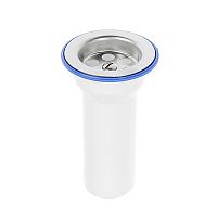 Выпуск в мойку 2173 Вирпласт ЭЛИТ 641 1-1/2" нержавеющая сталь Выпуск в мойку 2173 Вирпласт ЭЛИТ 641 1-1/2" нержавеющая сталь