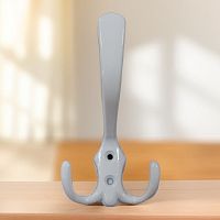 Крючок мебельный большой белый, (30), КМ-1 Крючок мебельный большой белый, (30), КМ-1