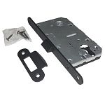 Замок бесшумный под цилиндр, цвет черный матовый P 410C BL Замок бесшумный под цилиндр, цвет черный матовый P 410C BL