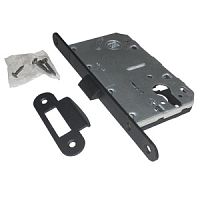 Замок бесшумный под цилиндр, цвет черный матовый P 410C BL Замок бесшумный под цилиндр, цвет черный матовый P 410C BL