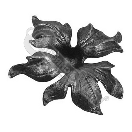 Цветок литой 140 /160х4 мм SK23.08/1301 Цветок литой 140 /160х4 мм SK23.08/1301