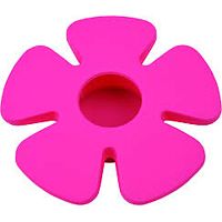 Ручка кнопка детская цветок малиновый BRASS, 435025ST10 Ручка кнопка детская цветок малиновый BRASS, 435025ST10
