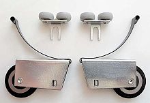 Комплект роликов для раздвижных дверей, асимметрия 6х35, KF12s Комплект роликов для раздвижных дверей, асимметрия 6х35, KF12s