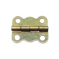 Петля для шкатул.D-014 (20х16мм) цвет: золото /50шт/ Петля для шкатул.D-014 (20х16мм) цвет: золото /50шт/