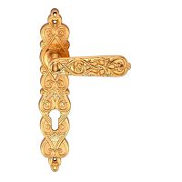 Ручка на дл.наклад.под ключ. цилиндр,ARABESCO S. GOLD (CL),матовое золото,п Ручка на дл.наклад.под ключ. цилиндр,ARABESCO S. GOLD (CL),матовое золото,п