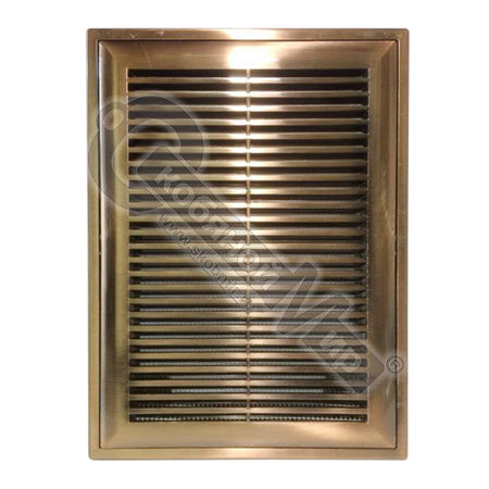Решетка вентиляционная 150х200 мм, бронза, П1520М Решетка вентиляционная 150х200 мм, бронза, П1520М