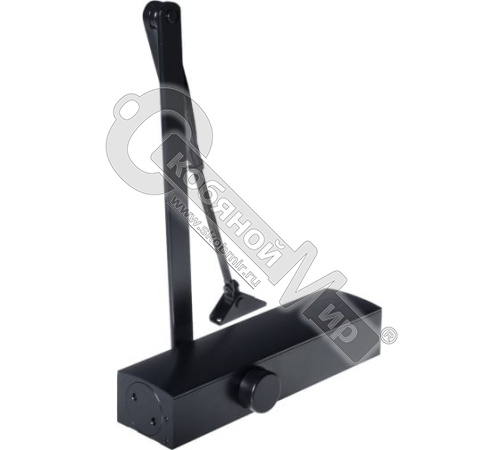 Доводчик DOORLOCK DL200N BC DC EN2-5 (40-125 кг),тормоз октрыв.мороз до -35 черный 75563