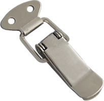 Замок-защелка (лягушка) L=57 мм, нержавеющая сталь Замок-защелка (лягушка) L=57 мм, нержавеющая сталь