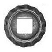 Подпятник штампованный 62х62 мм кв 24 мм 19465-24 Подпятник штампованный 62х62 мм кв 24 мм 19465-24