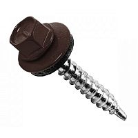 Саморез кровельный RAL8017 4,8х38/35/ темно-коричневый /50/ Саморез кровельный RAL8017 4,8х38/35/ темно-коричневый /50/