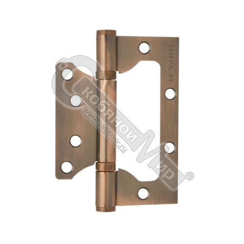 Петля универсальная накладная  без врезки "Н-М" 800 AС медь (100*75*2,5) 14652