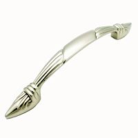 Ручка-скоба мебельная 96 мм сатин, 128-489/3164-96*** Ручка-скоба мебельная 96 мм сатин, 128-489/3164-96***