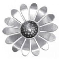 Цветок штампованный 65х65х5 мм 19-1012 Цветок штампованный 65х65х5 мм 19-1012