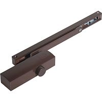 Доводчик DOORLOCK DL100S EN3 (40-65 кг) скольз.тяг. функция Hold Open, мороз. до -45, коричнев 75515 Доводчик DOORLOCK DL100S EN3 (40-65 кг) скольз.тяг. функция Hold Open, мороз. до -45, коричнев 75515