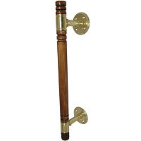 Ручка парадная деревянная латунь ПД-2 