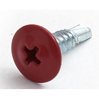 Саморез с прессшайбой, сверло RAL3005 4,2х16 винно-красный /500/ Саморез с прессшайбой, сверло RAL3005 4,2х16 винно-красный /500/