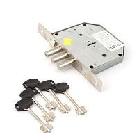 Замок врезной Базальт 1.05.41.5,никель,сувальдный,стержни 3шт.d14мм,под фалевую ручку,задвижка Замок врезной Базальт 1.05.41.5,никель,сувальдный,стержни 3шт.d14мм,под фалевую ручку,задвижка