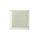 Решетка вентиляционная металлическая 175х175 мм с сеткой, белая /50/ Решетка вентиляционная металлическая 175х175 мм с сеткой, белая /50/