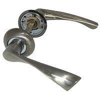 Ручка раздельная на розетке Латунина LA 023-Z-АВ античная бронза # Ручка раздельная на розетке Латунина LA 023-Z-АВ античная бронза #