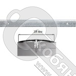 Порог АЛ-163-С 0,9м антик белый средний, Стык алюминевый узкий, 25 мм фото 2 Порог АЛ-163-С 0,9м антик белый средний, Стык алюминевый узкий, 25 мм фото 2