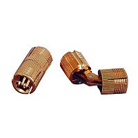 Петля ломберная потайная цилиндрическая d=16 мм для столешниц латунь, HING, 1020-16 /17180, (500/50) Петля ломберная потайная цилиндрическая d=16 мм для столешниц латунь, HING, 1020-16 /17180, (500/50)