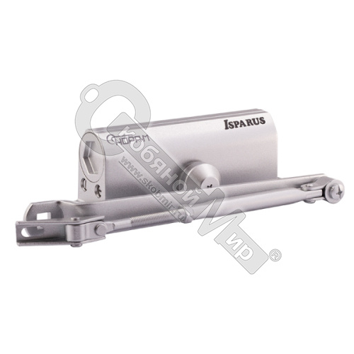 Доводчик НОРА-М 420 ISPARUS EN2-4 (40-90кг), морозостойкий до -45, серебро 18721
