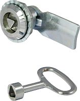 Замок щитовой (MS-705-3L) d=22 мм поворот 90°, ригель изогнут на 4 мм, ключ 3-х угол., 0482L Замок щитовой (MS-705-3L) d=22 мм поворот 90°, ригель изогнут на 4 мм, ключ 3-х угол., 0482L