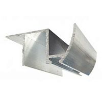 Нижняя направляющая щ-образная, 10мм (1 м) с полкой*** Нижняя направляющая щ-образная, 10мм (1 м) с полкой***