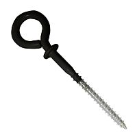 Металлический крюк, кольцо KEW OSE 5,0х23/40, черная эмаль Металлический крюк, кольцо KEW OSE 5,0х23/40, черная эмаль