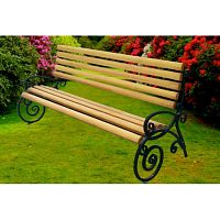 Скамья Камелия, 2.0м антивандальная Скамья Камелия, 2.0м антивандальная