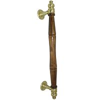 Ручка парадная деревянная латунь ПД-1 /600мм/ Ручка парадная деревянная латунь ПД-1 /600мм/