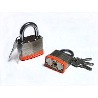 Замок навесной метал.50 мм с короткой дужкой СК ВС-550*** Замок навесной метал.50 мм с короткой дужкой СК ВС-550***