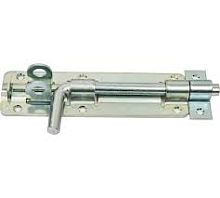 Задвижка накладная ЗТ-140 под навесной замок (финский засов), цинк Задвижка накладная ЗТ-140 под навесной замок (финский засов), цинк