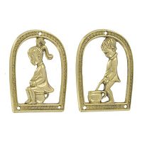 Набор декор.наклад."МАЛЬЧИК-ДЕВОЧКА" из 2шт.,цвет:латунь.полир.размер8х10Н 82.318С Набор декор.наклад."МАЛЬЧИК-ДЕВОЧКА" из 2шт.,цвет:латунь.полир.размер8х10Н 82.318С